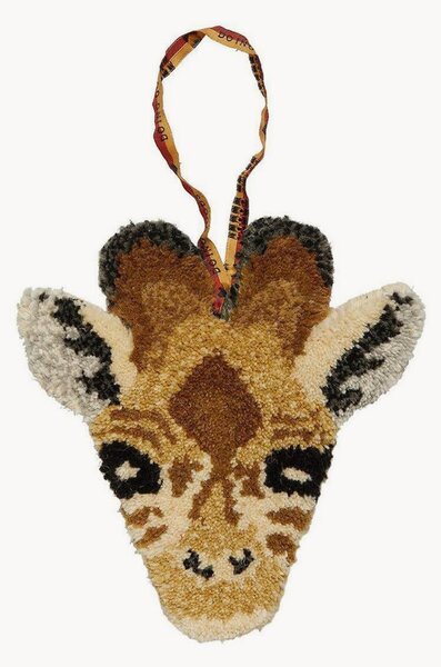 Závěsná dekorace z vlny Gimpy Giraffe