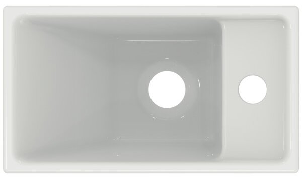 Ideal Standard i.life S - Umyvátko 370x210 mm, otvor vpravo, bílá E211201