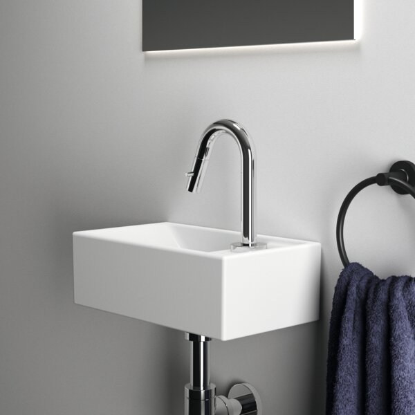 Ideal Standard i.life S - Umyvátko 370x210 mm, otvor vpravo, bílá E211201
