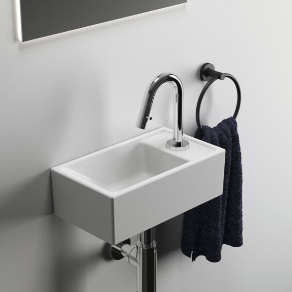 Ideal Standard i.life S - Umyvátko 370x210 mm, otvor vpravo, bílá E211201