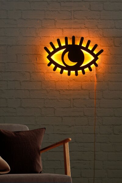 ASIR Nástěnná dekorace s LED podsvícením EVIL EYE