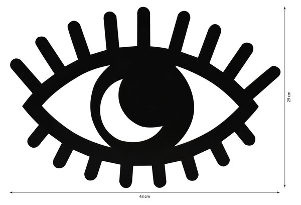 ASIR Nástěnná dekorace s LED podsvícením EVIL EYE