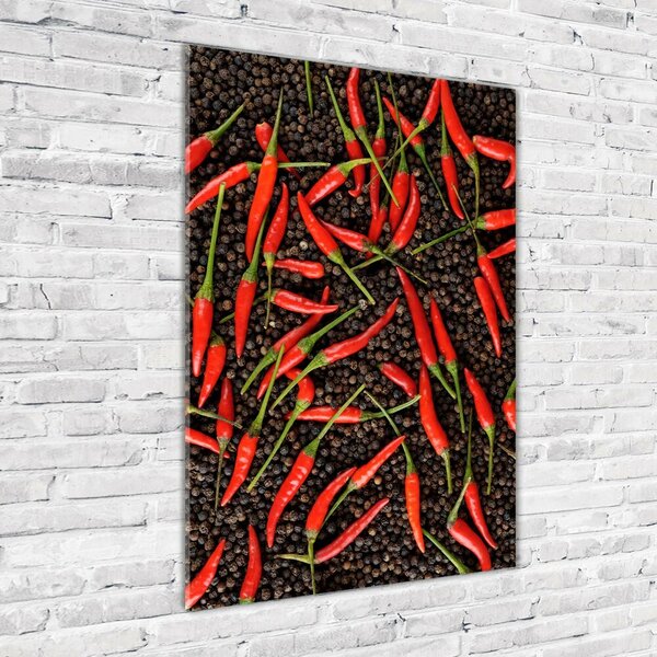 Vertikální Foto obraz skleněný svislý Chilli papričky osv-35225615