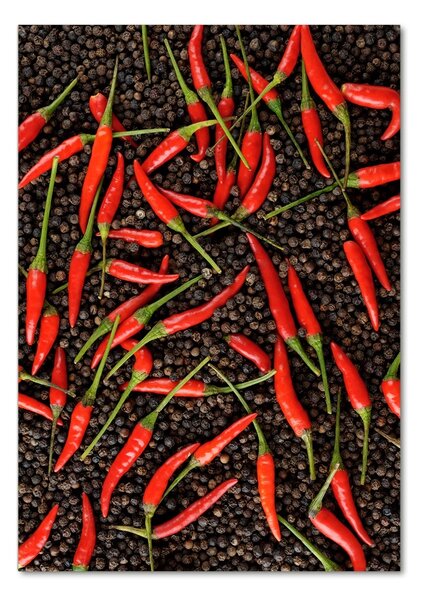 Vertikální Foto obraz skleněný svislý Chilli papričky osv-35225615