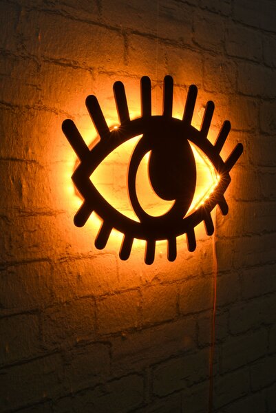 ASIR Nástěnná dekorace s LED podsvícením EVIL EYE