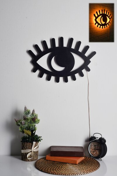 ASIR Nástěnná dekorace s LED podsvícením EVIL EYE