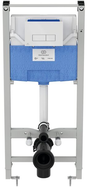 Ideal Standard Tesi WC Set - Závěsné WC AQUABLADE s instalačním systémem ProSys, ovládací tlačítko bílé, sedátko se SoftClose