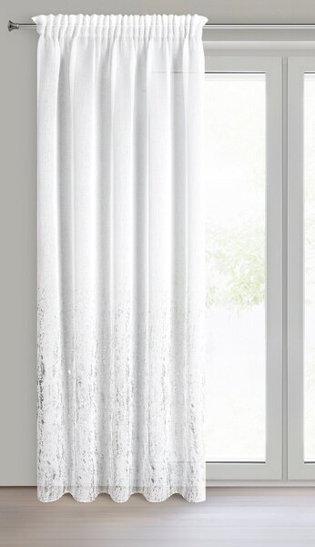 ZÁCLONA NA PÁSCE OLIVIE 140X270 CM VZOROVANÁ
