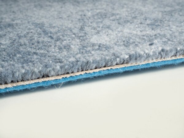 Condor Carpets, Metrážový koberec Serena 6672, na míru, šíře 4m,5m, modrá, filc, dětský pokoj