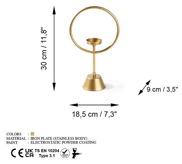ASIR Svícen GED-010 zlatý
