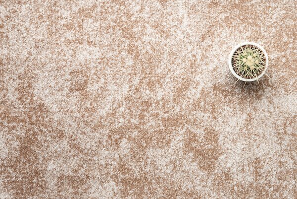 Condor Carpets, Metrážový koberec Serena 6652, na míru, šíře 4m,5m, hnědá, filc, dětský pokoj
