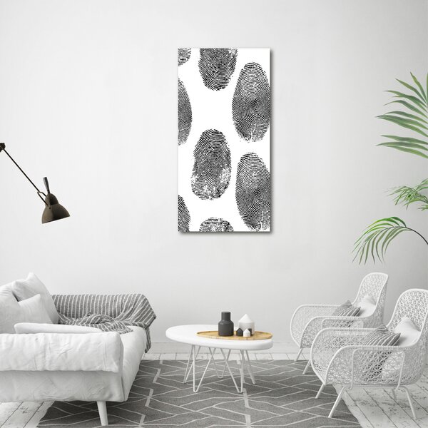 Vertikální Foto obraz canvas Otisky prstů ocv-38039661