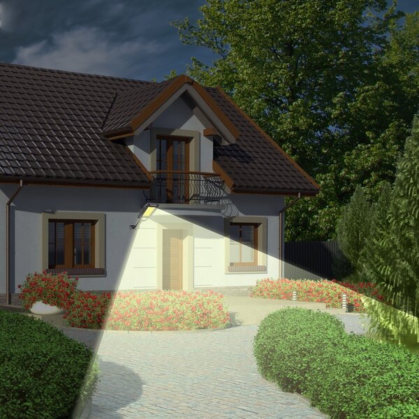 Toolight Toolight, LED solární lampa se snímačem pohybu RSL018, černá, OSW-10248