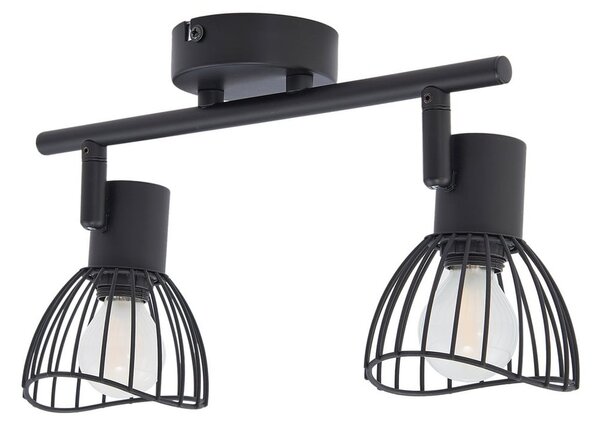 Stropní Lampa Lindby, Piena, stmívatelné, Černá, Jídelna, Kov, Moderní