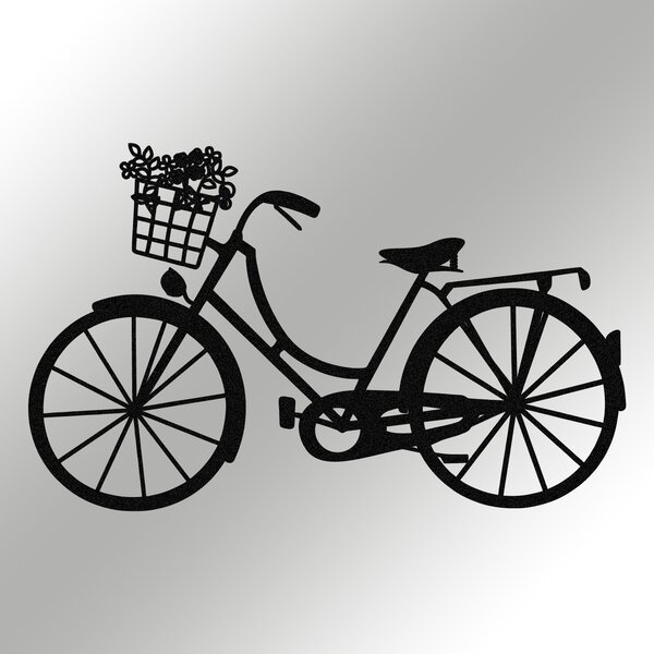 ASIR Nástěnná dekorace kovová BIKE