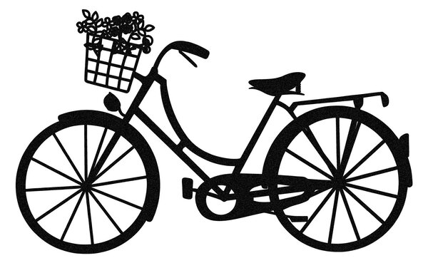 ASIR Nástěnná dekorace kovová BIKE