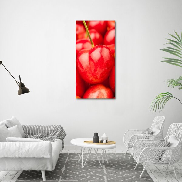 Vertikální Moderní skleněný obraz z fotografie Višně osv-42270807