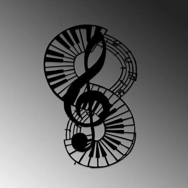 ASIR Nástěnná dekorace kovová MUSICAL