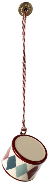 Plechová ozdoba Maileg Small Drum - Red & Blue MIL452