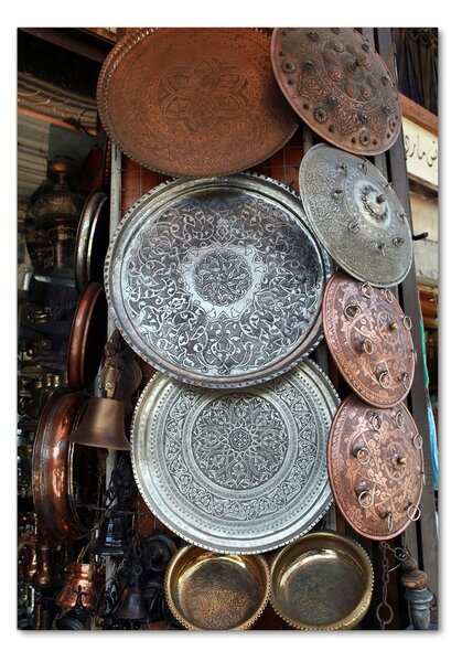 Vertikální Foto obraz skleněný svislý Bazar v Damašku osv-43429822