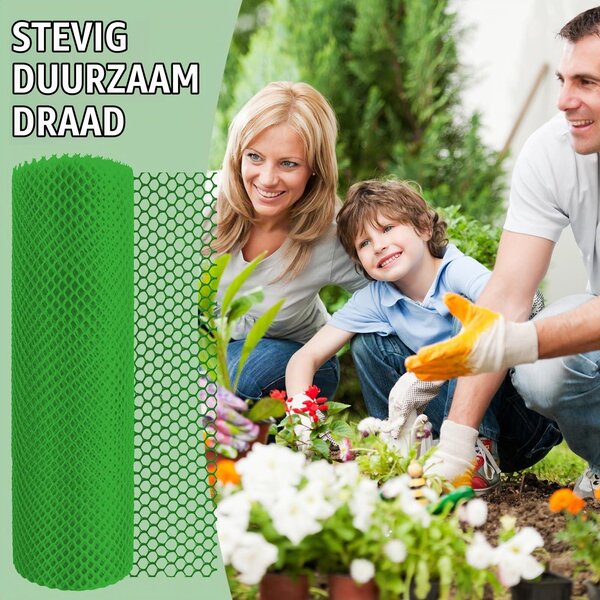 Drátěné oplocení pro slepice - PE plast - Zahradní plot - Balkonová zábrana - Pro zahradu a balkon