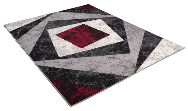 Makro Abra Moderní kusový koberec CHEAP K855A černý Rozměr: 180x250 cm