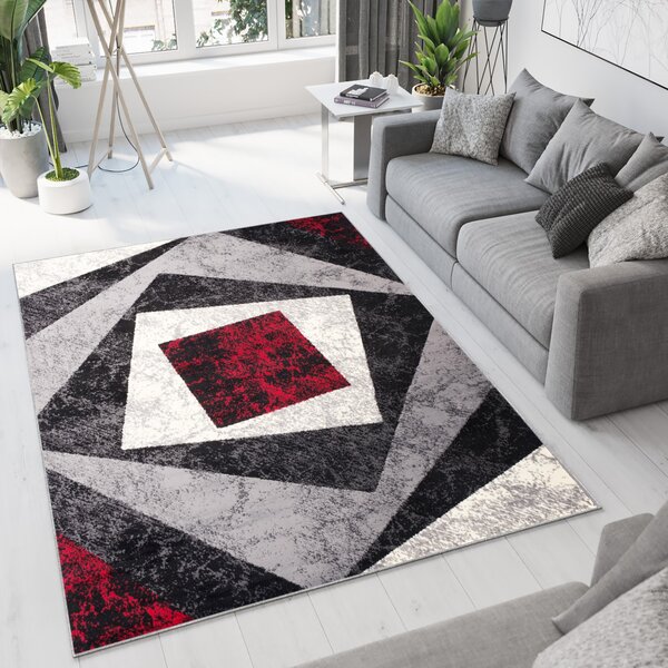 Makro Abra Moderní kusový koberec CHEAP K855A černý Rozměr: 180x250 cm