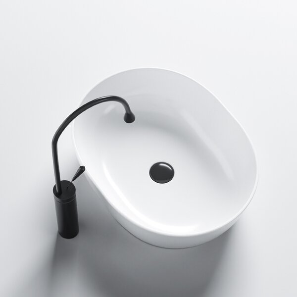 BPS-koupelny Keramické umyvadlo na desku NEO WH 480 48x34,5 cm, bílé