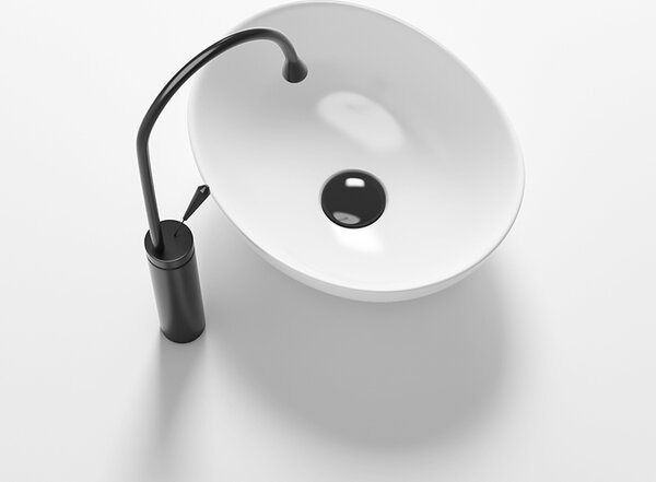 BPS-koupelny Keramické umyvadlo na desku LUMO WH 405 40,5x33 cm, bílé