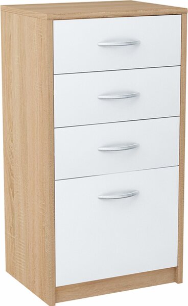 Komoda 45cm 4S BÍLÁ-SONOMA 4 šuplíky