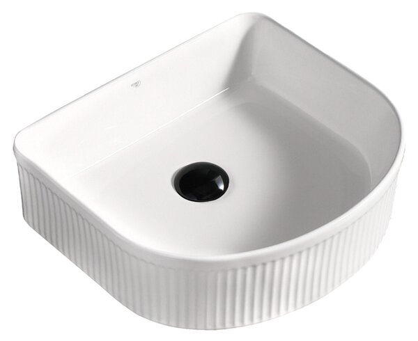 BPS-koupelny Keramické umyvadlo na desku FINO WH 400 40x35 cm, bílé