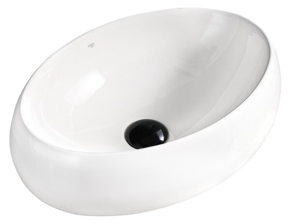 BPS-koupelny Keramické umyvadlo na desku CARI WH 600 60x40,5 cm, bílé
