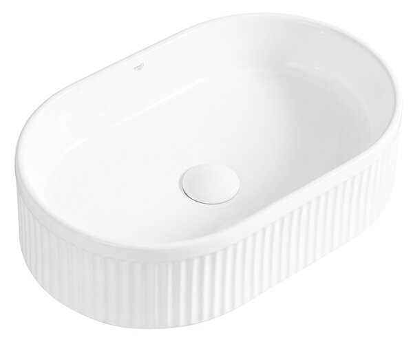 BPS-koupelny Keramické umyvadlo na desku ELIX WH 490 49x31 cm, bílé
