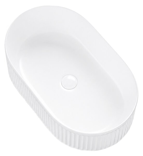 BPS-koupelny Keramické umyvadlo na desku ELIX WH 490 49x31 cm, bílé