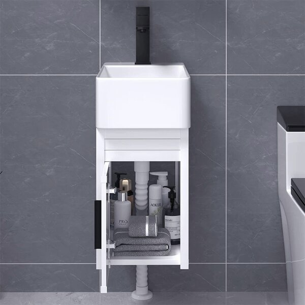 BPS-koupelny Keramické umyvadlo na desku LUCY WH 460 25x46 cm, bílé