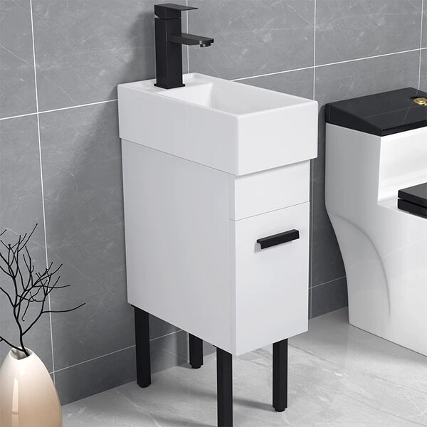 BPS-koupelny Keramické umyvadlo na desku LUCY WH 460 25x46 cm, bílé