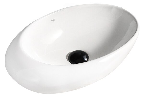 BPS-koupelny Keramické umyvadlo na desku EMMA WH 490 49x31 cm, bílé
