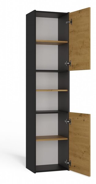 TP Living Koupelnová skříňka Lorada 40 antracit/dub artisan