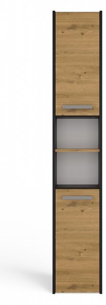 TP Living Koupelnová skříňka S30 170 cm antracit/dub artisan