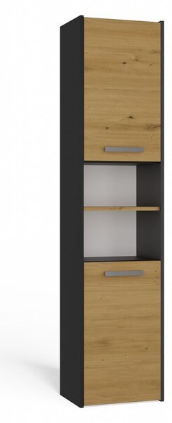 TP Living Koupelnová skříňka Lorada 40 antracit/dub artisan