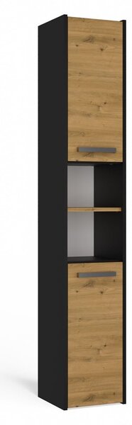 TP Living Koupelnová skříňka S30 170 cm antracit/dub artisan
