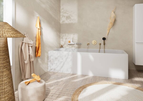Hansgrohe Tecturis S vanový výtok, kartáčovaný bronz 73411140