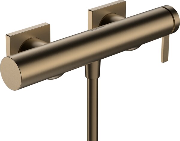 Hansgrohe Tecturis E Páková sprchová baterie na stěnu, kartáčovaný bronz 73620140
