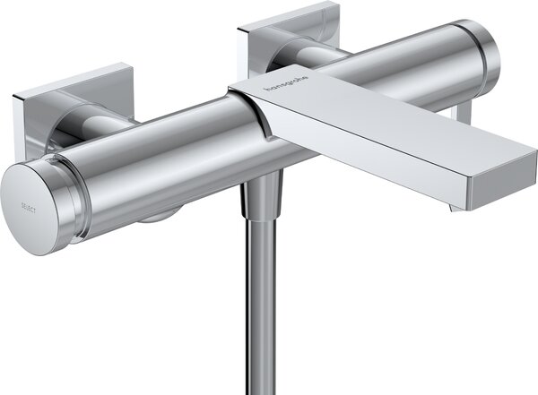 Hansgrohe Tecturis E Páková vanová baterie na stěnu, chrom 73420000
