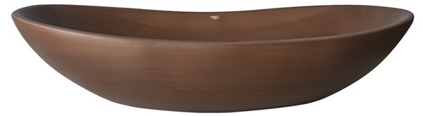 BPS-koupelny Keramické umyvadlo na desku LAVI BR 625 62,5x36,5 cm, hnědé