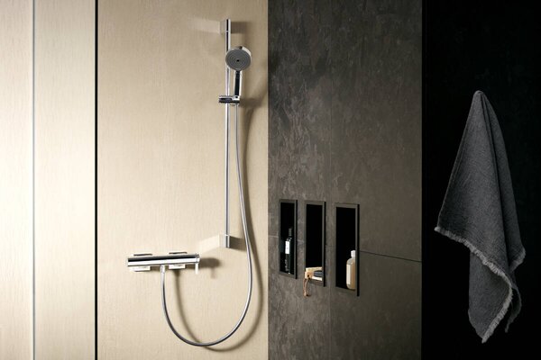 Hansgrohe Tecturis E Páková sprchová baterie na stěnu, chrom 73620000