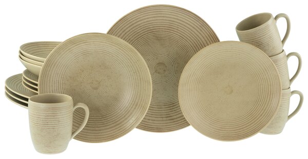 KOMBINOVANÁ SOUPRAVA, 16dílné, kamenina Creatable - Online Only nádobí, Online Only
