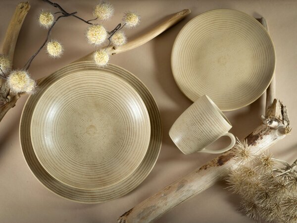 KOMBINOVANÁ SOUPRAVA, 16dílné, kamenina Creatable - Online Only nádobí, Online Only