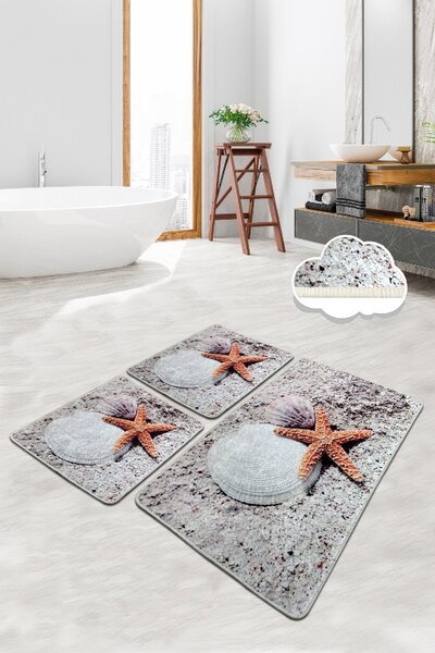 ASIR Koupelnová předložka STARFISH mořská hvězda 3 ks