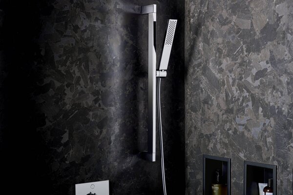 Hansgrohe Pulsify E sprchová sada 100 1jet EcoSmart se sprchovou tyčí 65 cm, chrom 24370000
